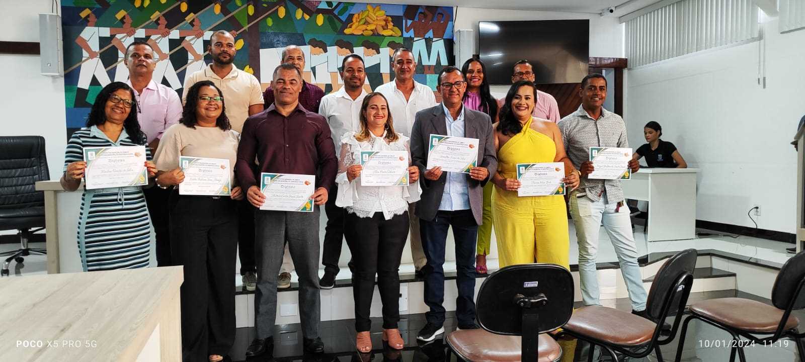 Camacã: Prefeito Paulo do Gás dá posse aos novos Conselheiros tutelares